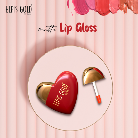 Elpis Gold Heart Matte Lipstick