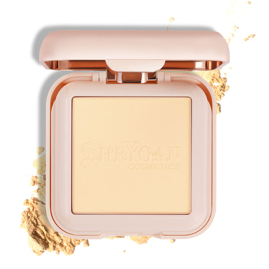 Shryoan All Day Matte 2 In 1 Oil Control Compact Powder