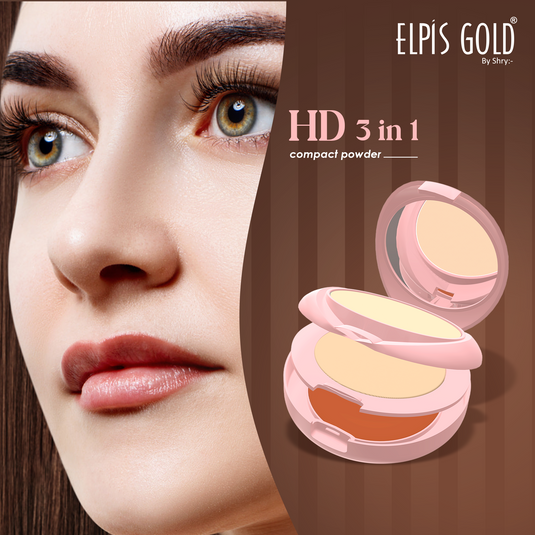 Elpis Gold 2 In 1 Long Lasting Compact
