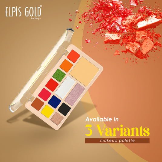 Elpis Gold Compact With Eyehadow Palette