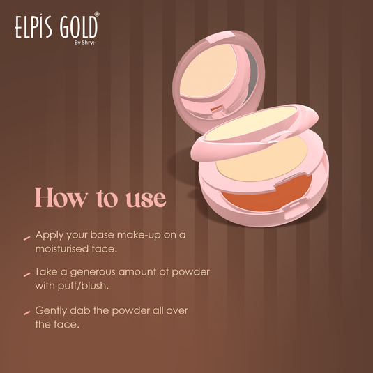Elpis Gold 2 In 1 Long Lasting Compact