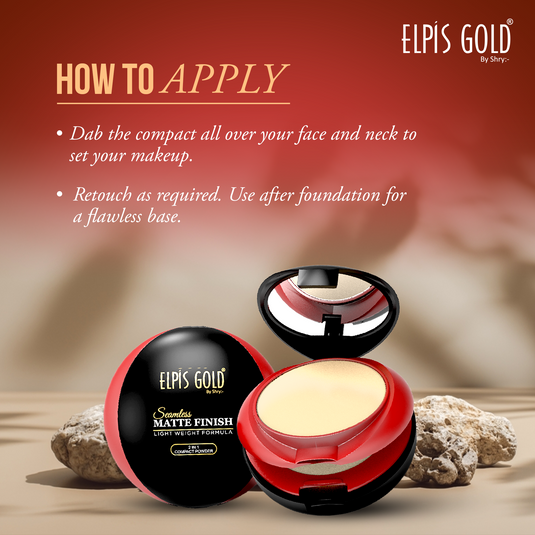 Elpis Gold 2 In 1 Long Lasting Compact