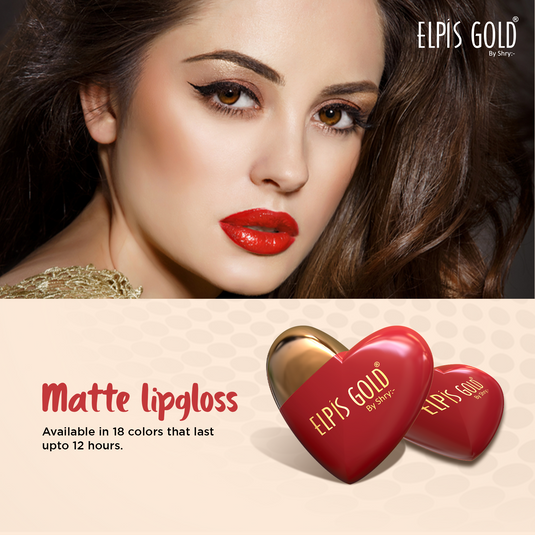 Elpis Gold Heart Matte Lipstick