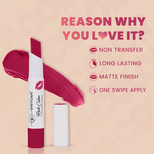 Shryoan Rich Color Non-Transfer Lipstick - Buy 2 Get 1 Free