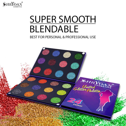 Shryoan United Glitter Palette