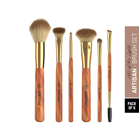 Shryoan Professional Makeup Brush Set (6 Pieces)