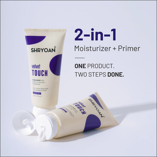 Velvet Touch Touch Moisturiser & Primer | 2-in-1 Primer| For All Skin Types