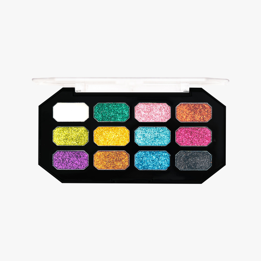 Shryoan 12 Shades Glitter Eyeshadow Palette