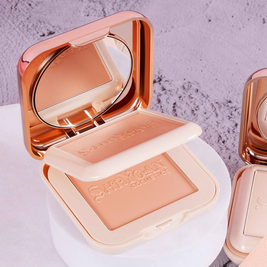 Shryoan All Day Matte 2 In 1 Oil Control Compact Powder