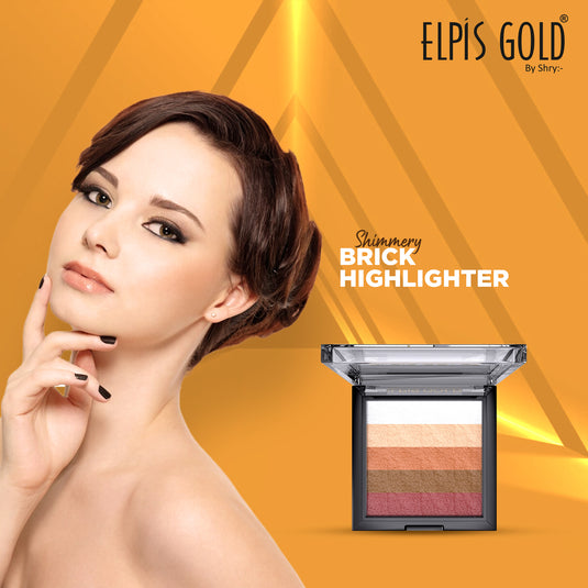 Elpis Gold Long Lasting Waterproof Highlighter Palette