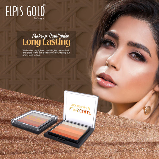 Elpis Gold Long Lasting Waterproof Highlighter Palette