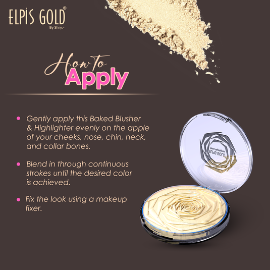 Elpis Gold Long Lasting Highlighter Palette