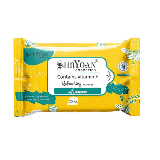 Shryoan Cosmetics Refreshing Wet Wipes (Pack Of 5)