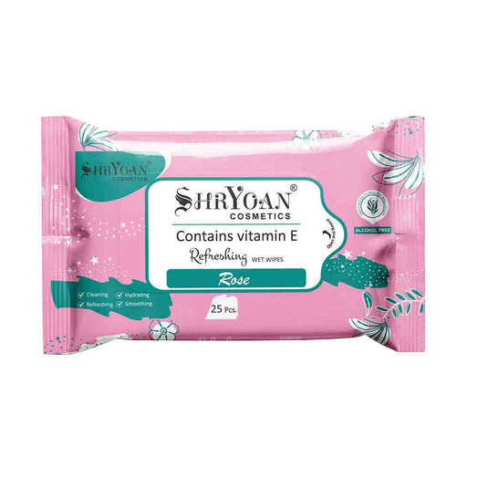 Shryoan Cosmetics Refreshing Wet Wipes (Pack Of 5)