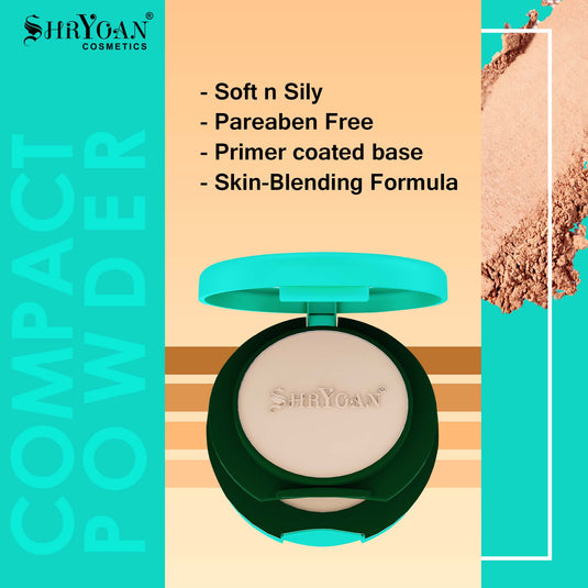 Shryoan 2 In 1 Oil Control Compact Powder