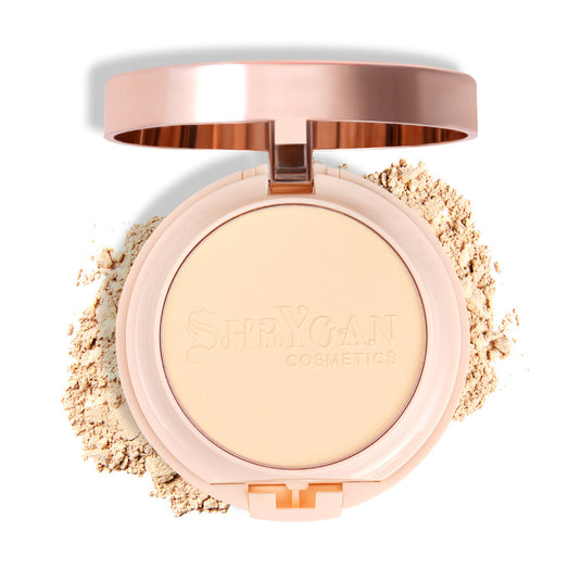 Shryoan 2 In 1 Oil Control Long Lasting Waterproof Compact Powder