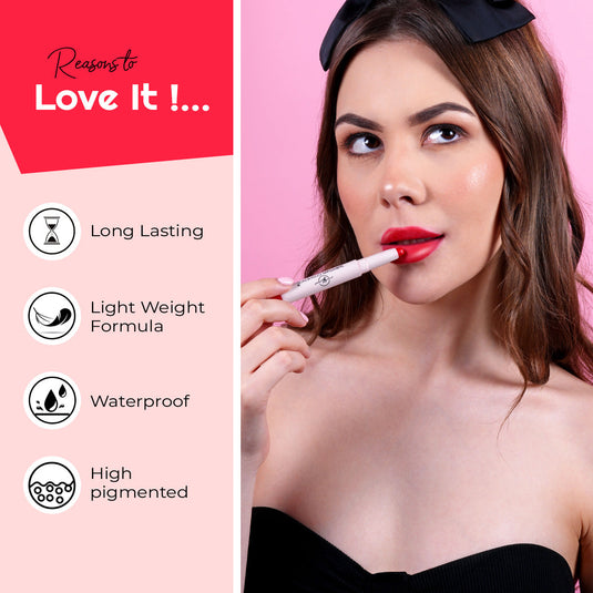 Shryoan Twin-Tastic Soft Matte Lip Crayon Long Lasting Lipstick