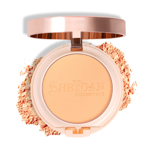 Shryoan 2 In 1 Oil Control Long Lasting Waterproof Compact Powder