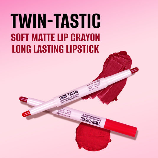Shryoan Twin-Tastic Soft Matte Lip Crayon Long Lasting Lipstick