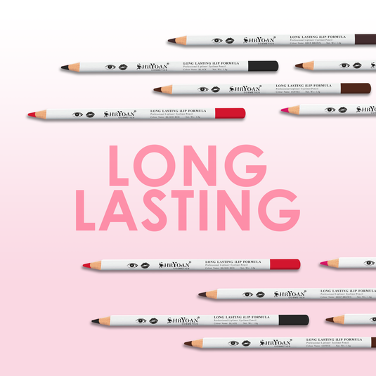 Shryoan Long Lasting ILip Formula Lipliner Eyeliner Pencil Set Of 12 Pc