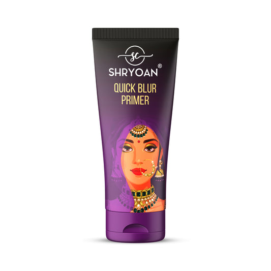 Shryoan Quick Blur Real Makeup Base Primer| Skin-Hydrating Poreless With Natural Glow Finish For Face Makeup