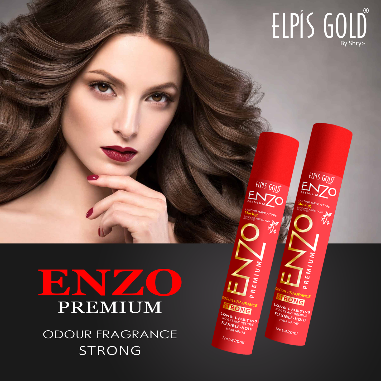 Elpis Gold Long Lasting Hair Spray