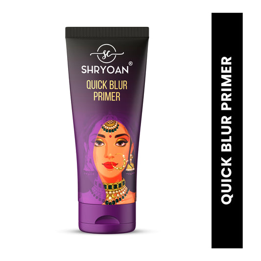 Shryoan Quick Blur Real Makeup Base Primer| Skin-Hydrating Poreless With Natural Glow Finish For Face Makeup