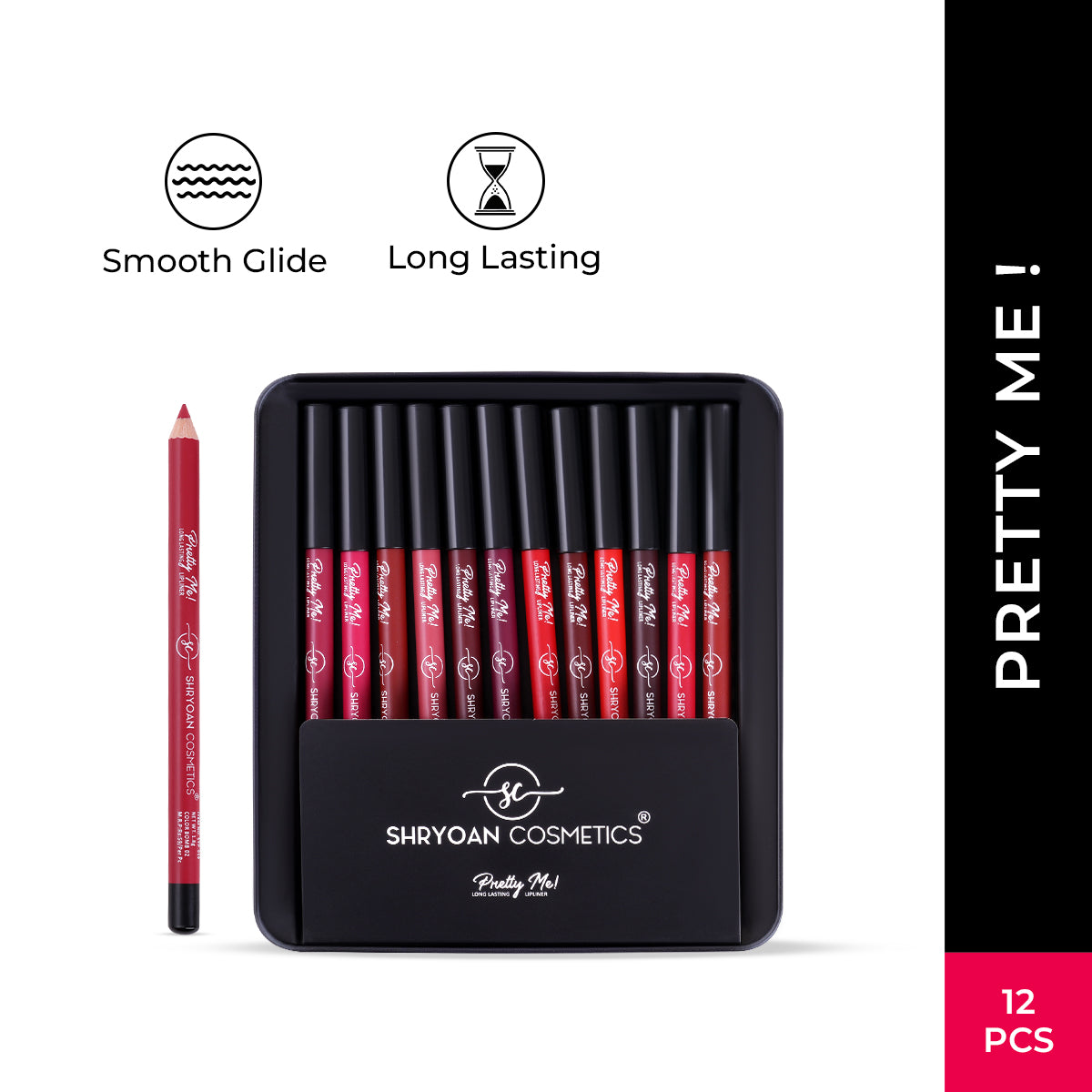 Shryoan The Pretty Me Bold Lipliner Pack Of 12