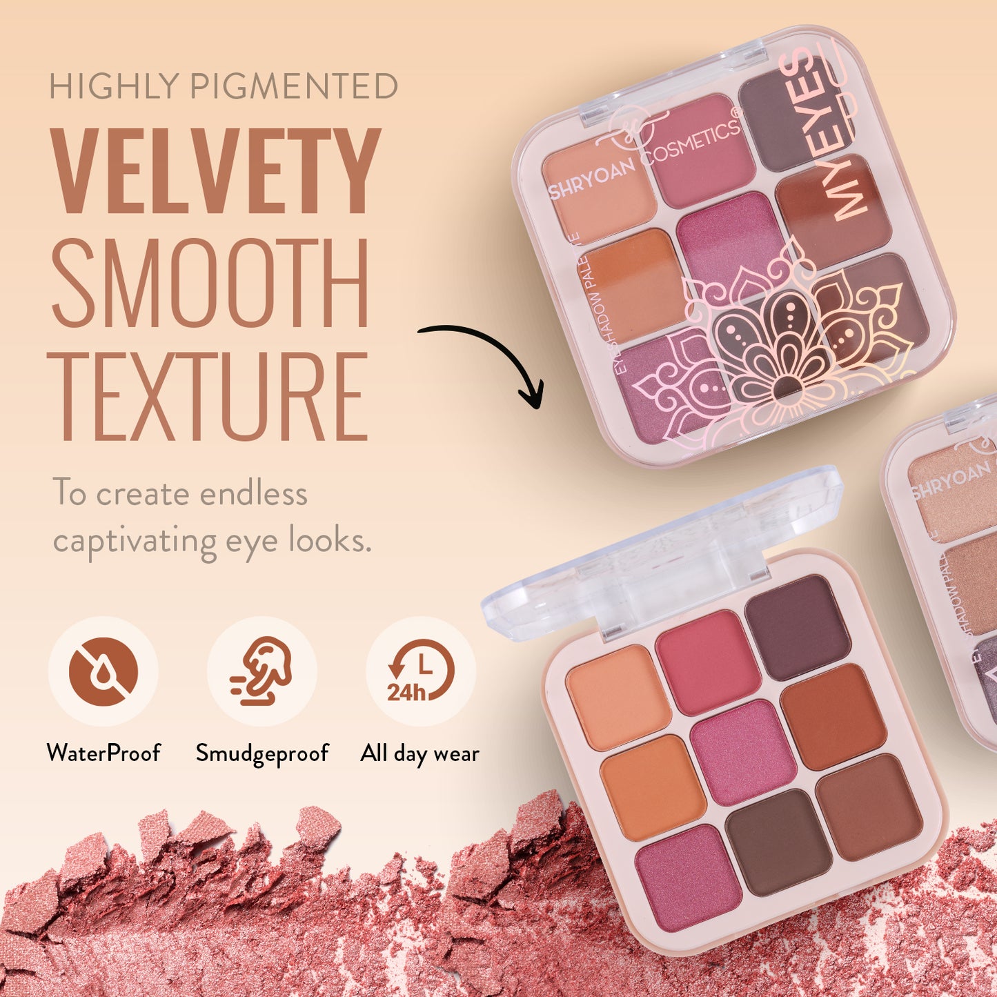 Shryoan Long Lasting Myeyesup Eyeshadow Palette