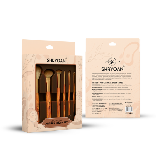 Shryoan Professional Makeup Brush Set (6 Pieces)