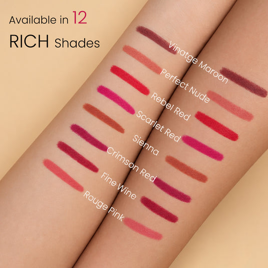 ELPIS GOLD “LIPSENSATION” NON-TRANSFER MATTE LIPSTICK