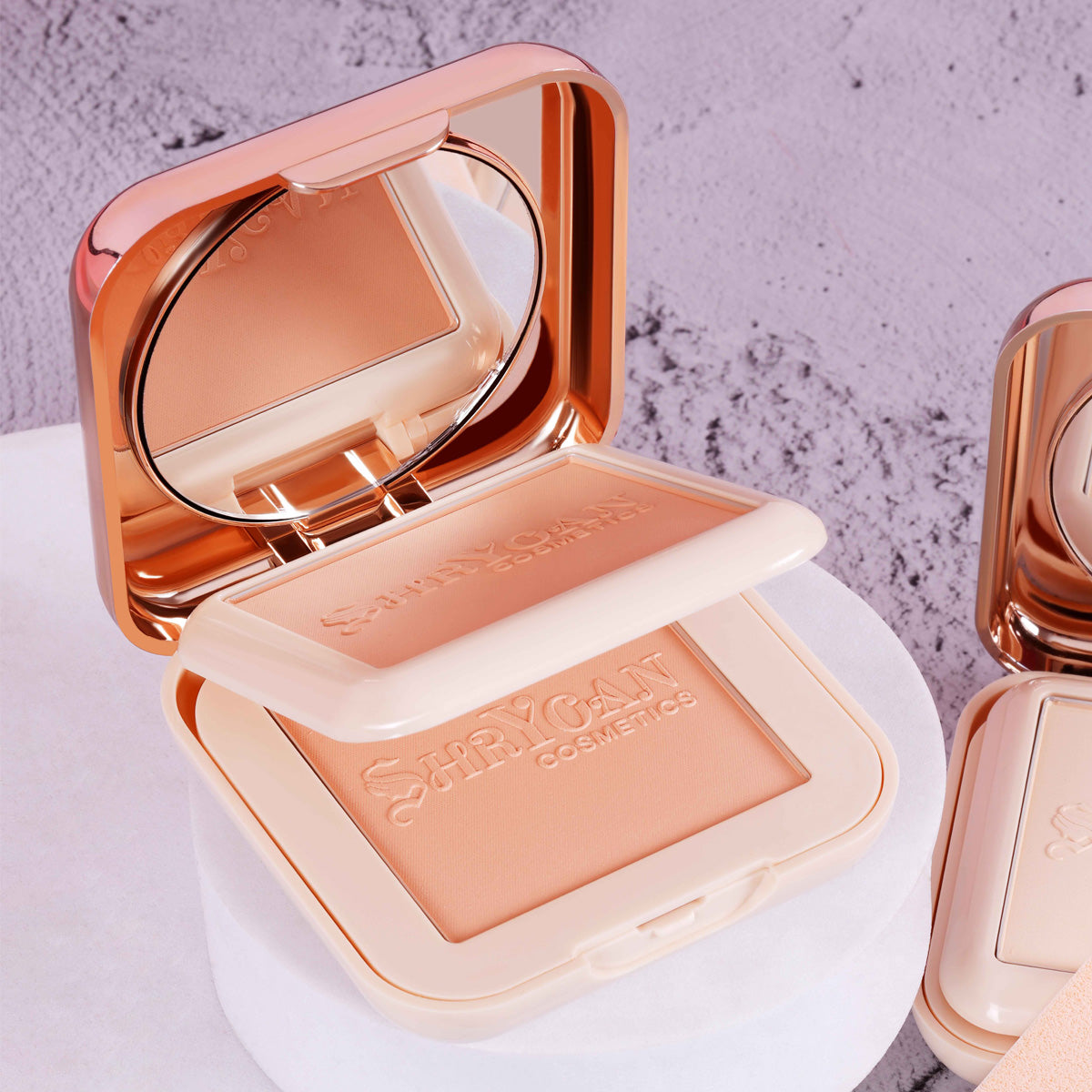 Shryoan All Day Matte 2 In 1 Oil Control Compact Powder