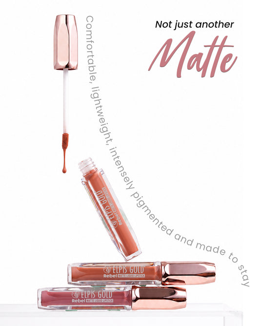 Rebel Matte Liquid Lipstick | Long-Lasting, Non-Glossy
