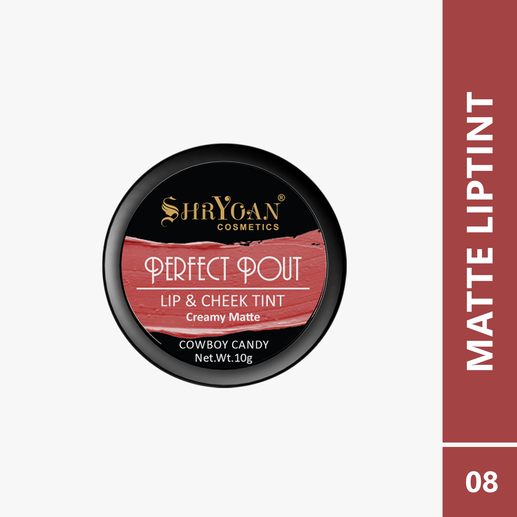 Shryoan Perfect Pout Creamy  Matte Cheek & Lip Tint 10g