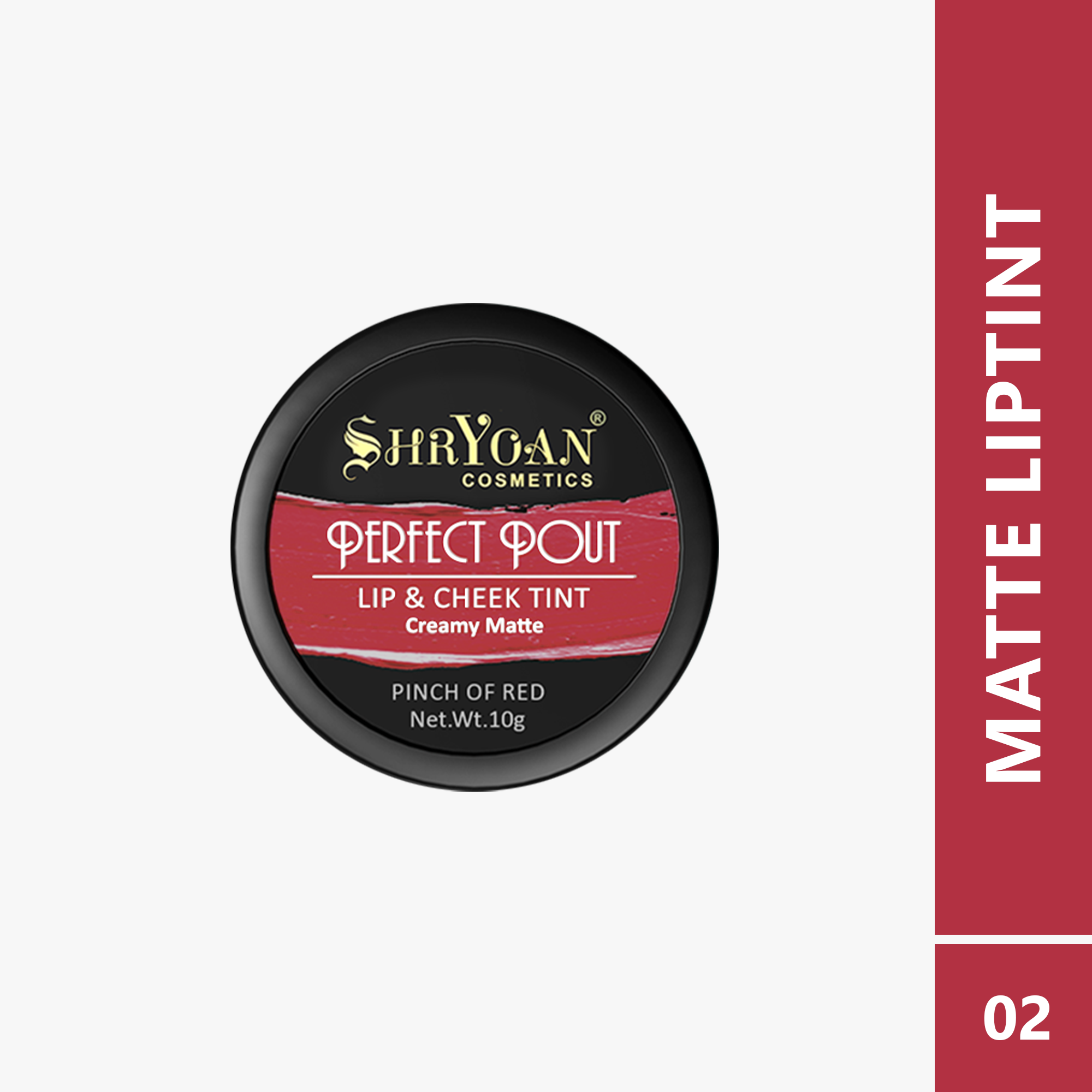 Shryoan Perfect Pout Creamy  Matte Cheek & Lip Tint 10g