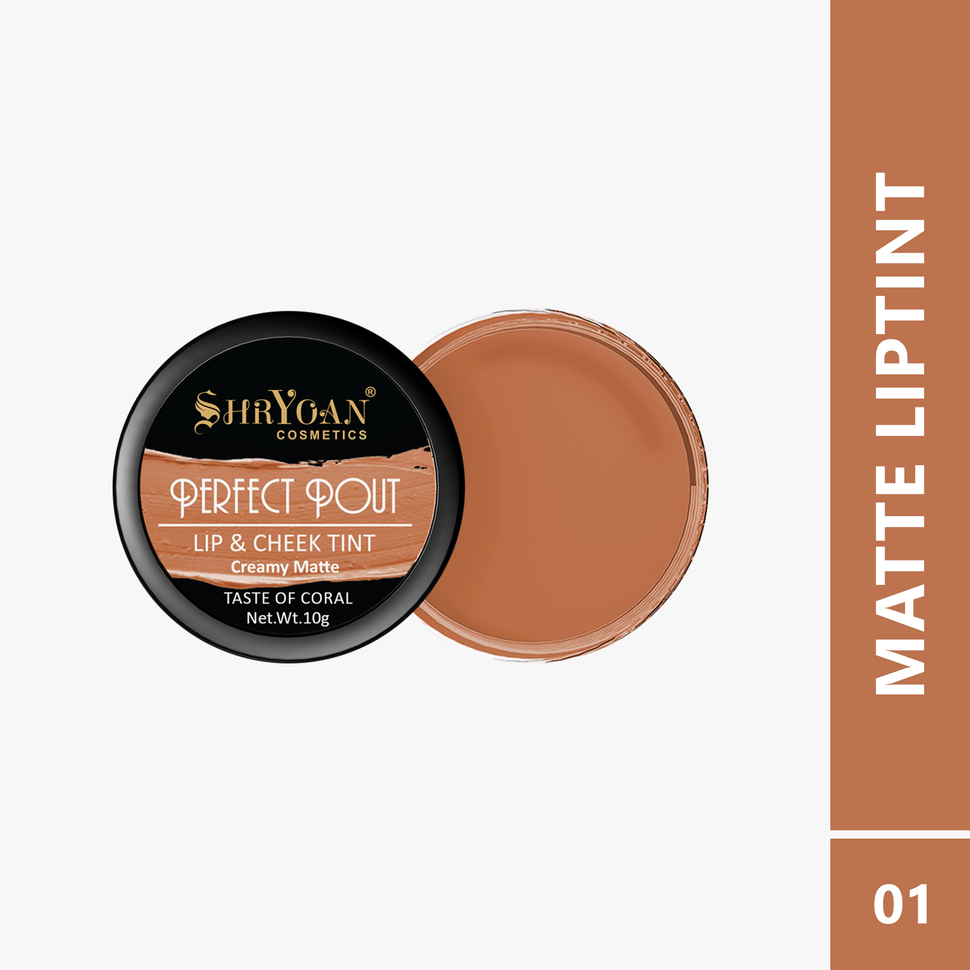 Shryoan Perfect Pout Creamy  Matte Cheek & Lip Tint 10g