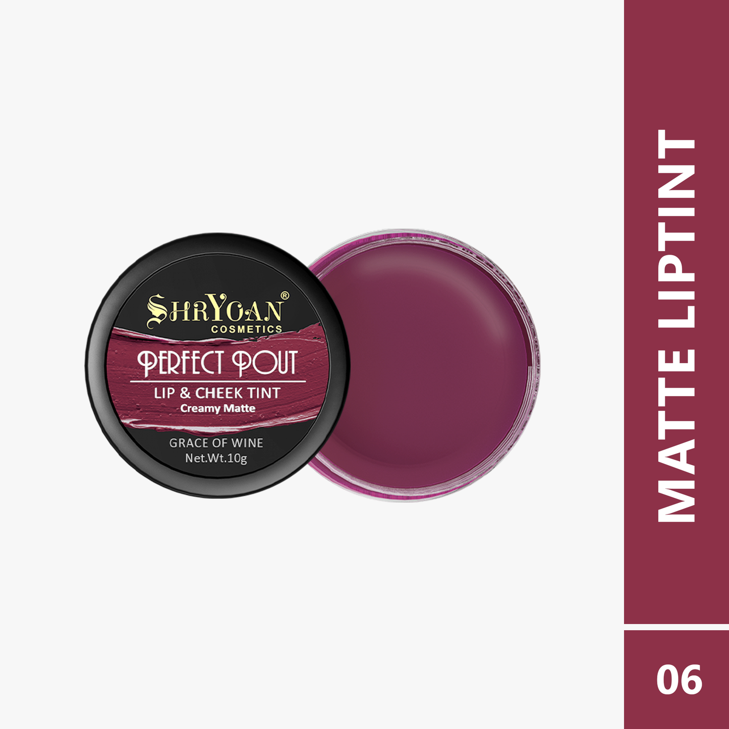 Shryoan Perfect Pout Creamy  Matte Cheek & Lip Tint 10G