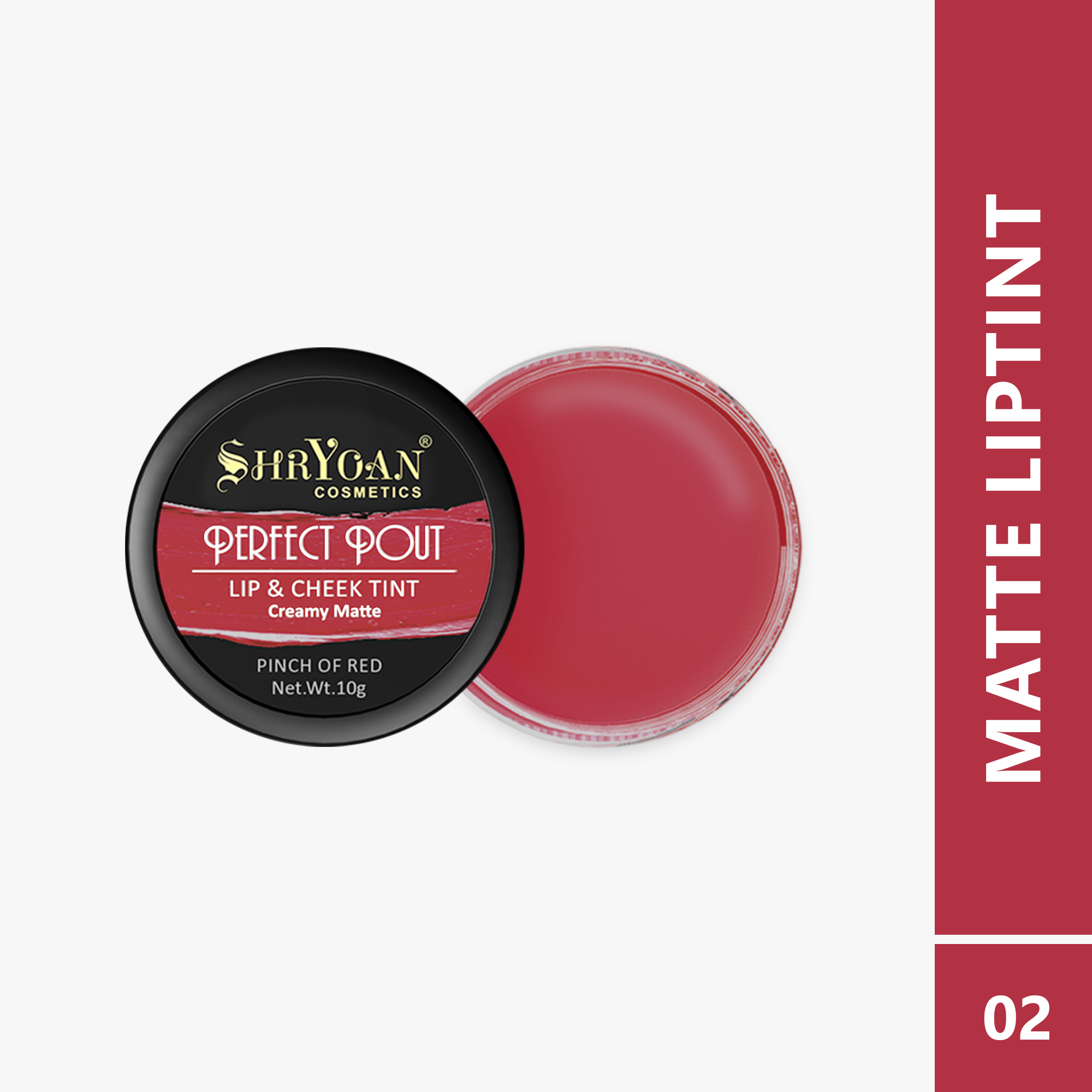 Shryoan Perfect Pout Creamy  Matte Cheek & Lip Tint 10g