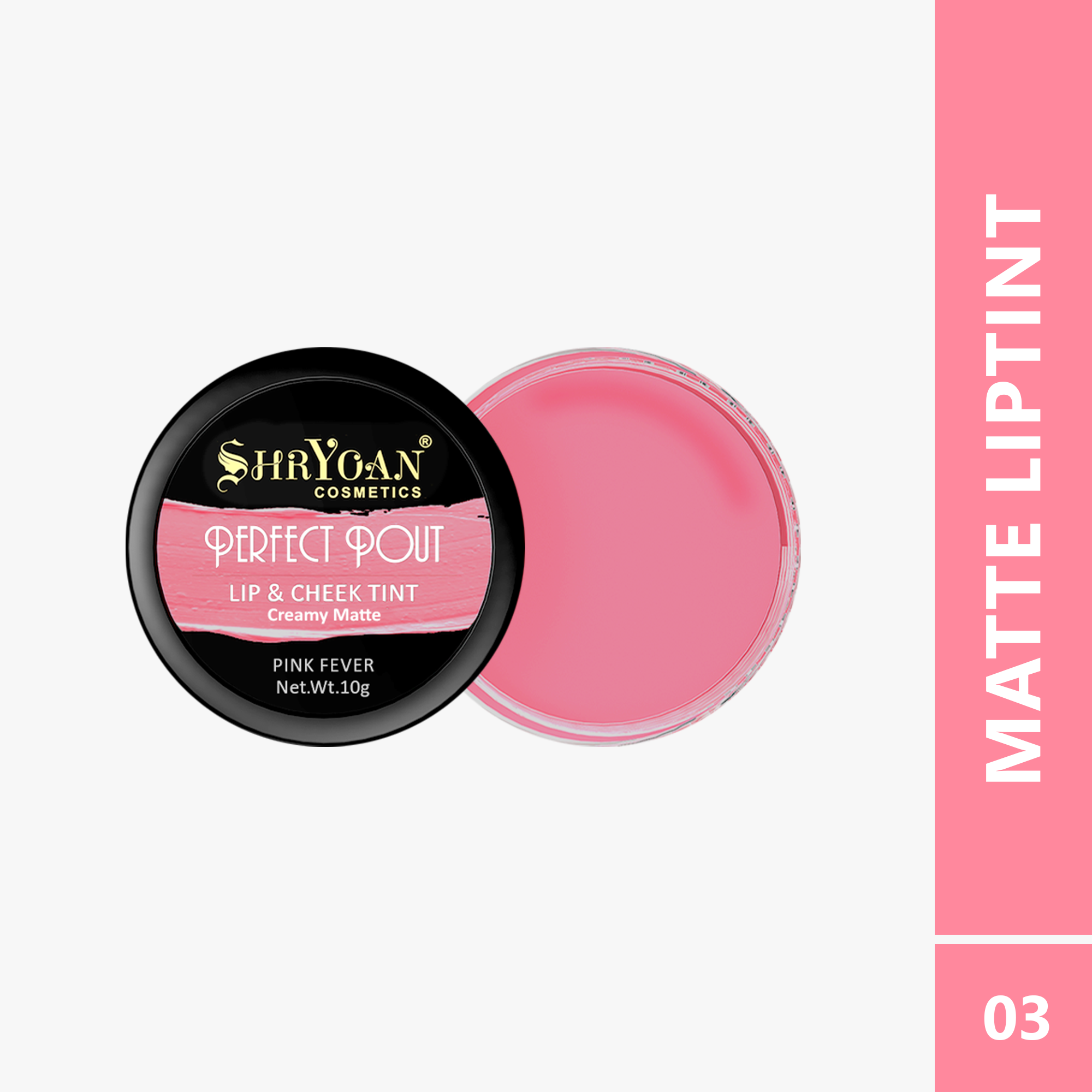 Shryoan Perfect Pout Creamy  Matte Cheek & Lip Tint 10g