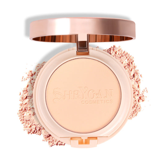 Shryoan 2 In 1 Oil Control Long Lasting Waterproof Compact Powder