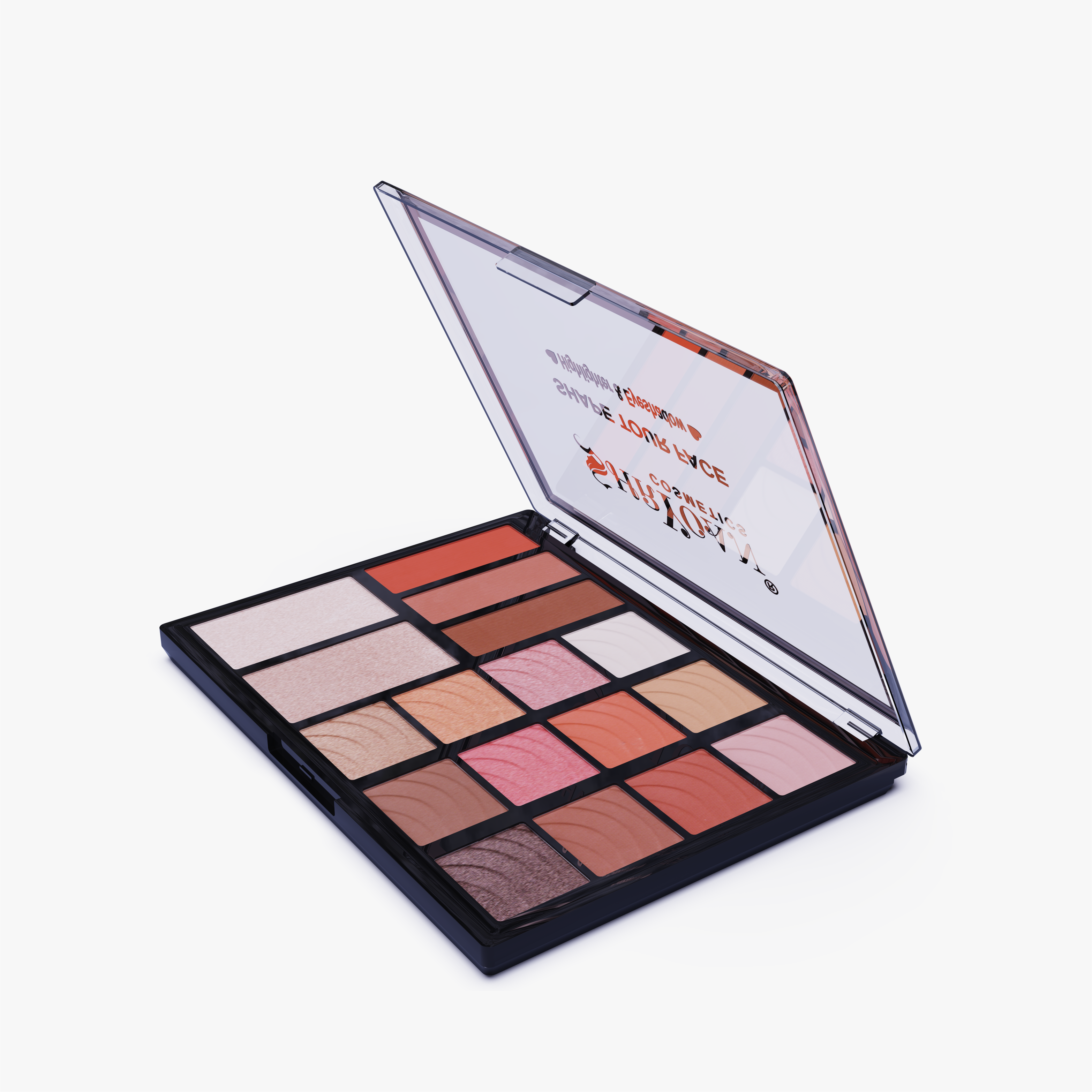 Shryoan Shape Your Face 15+2 Eyeshadow+Highlighter Palette