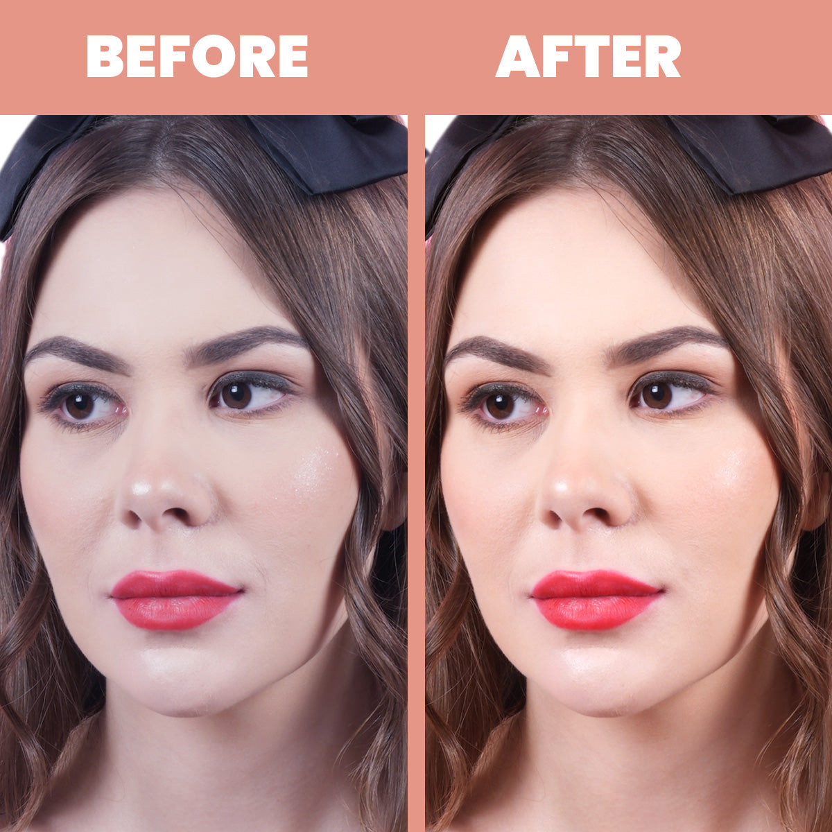 Shryoan 2 In 1 Oil Control Long Lasting Waterproof Compact Powder