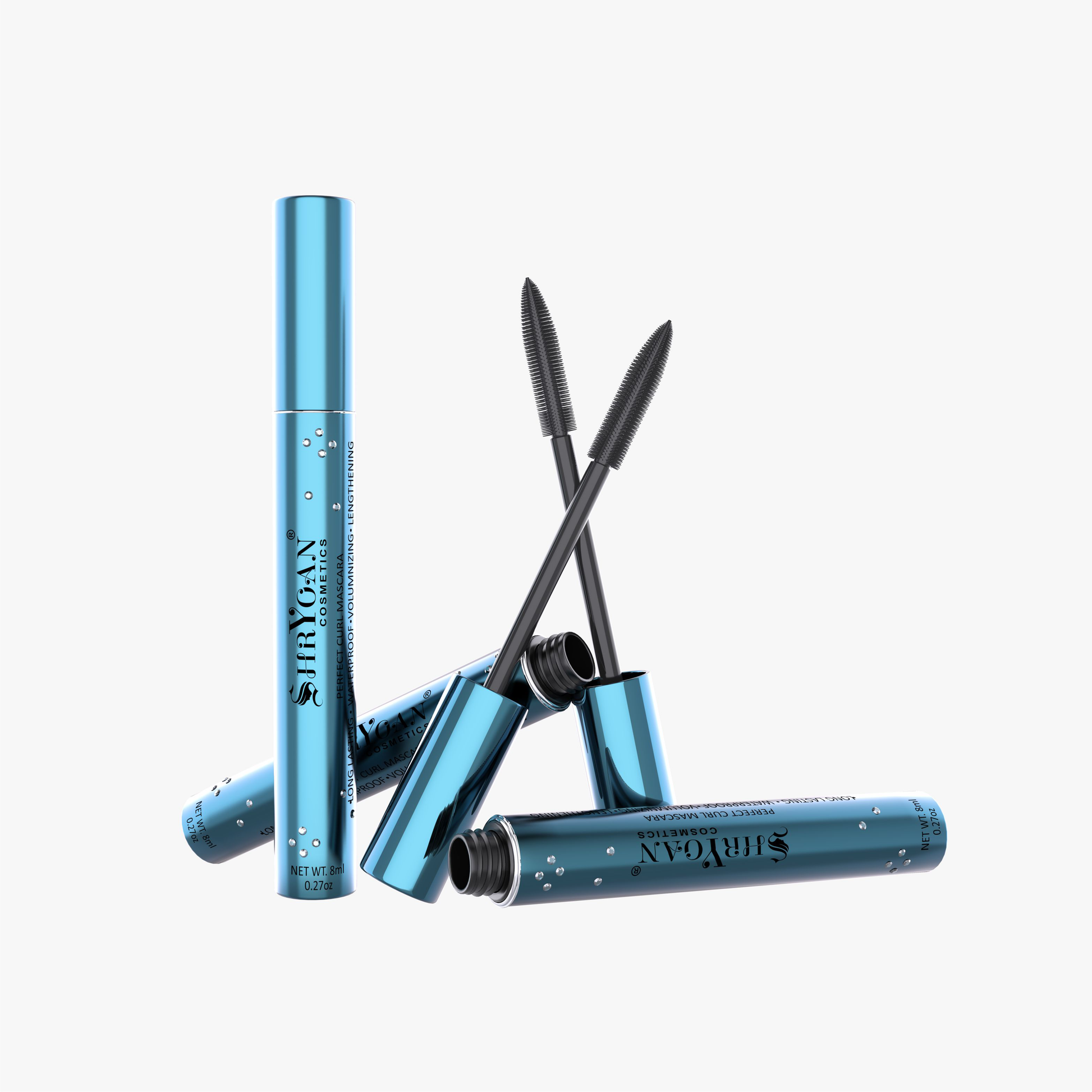 jet-black mascara
