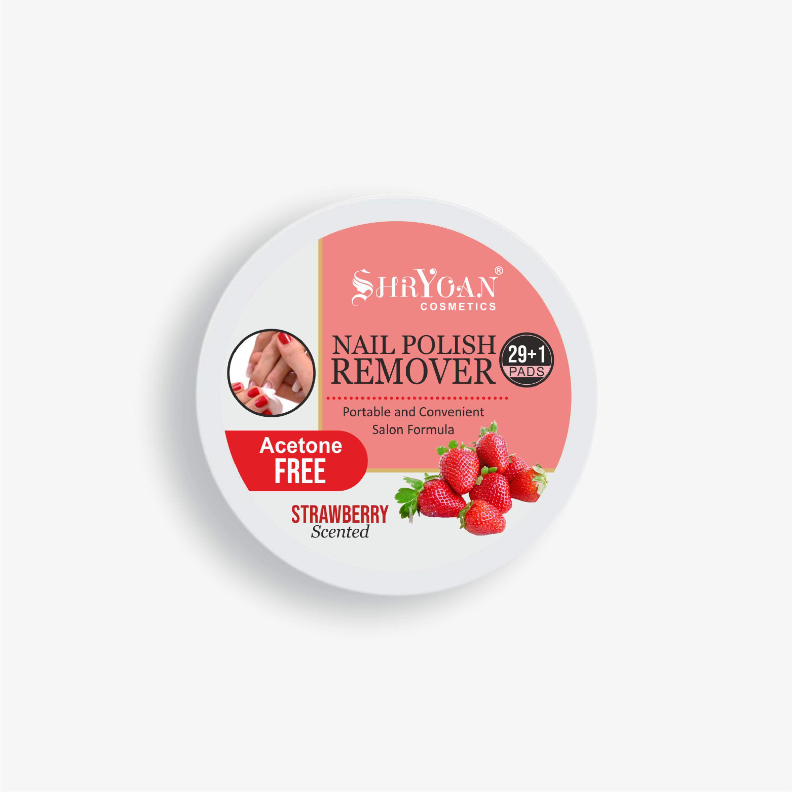 Shryoan Nail Paint Remover Strawberry