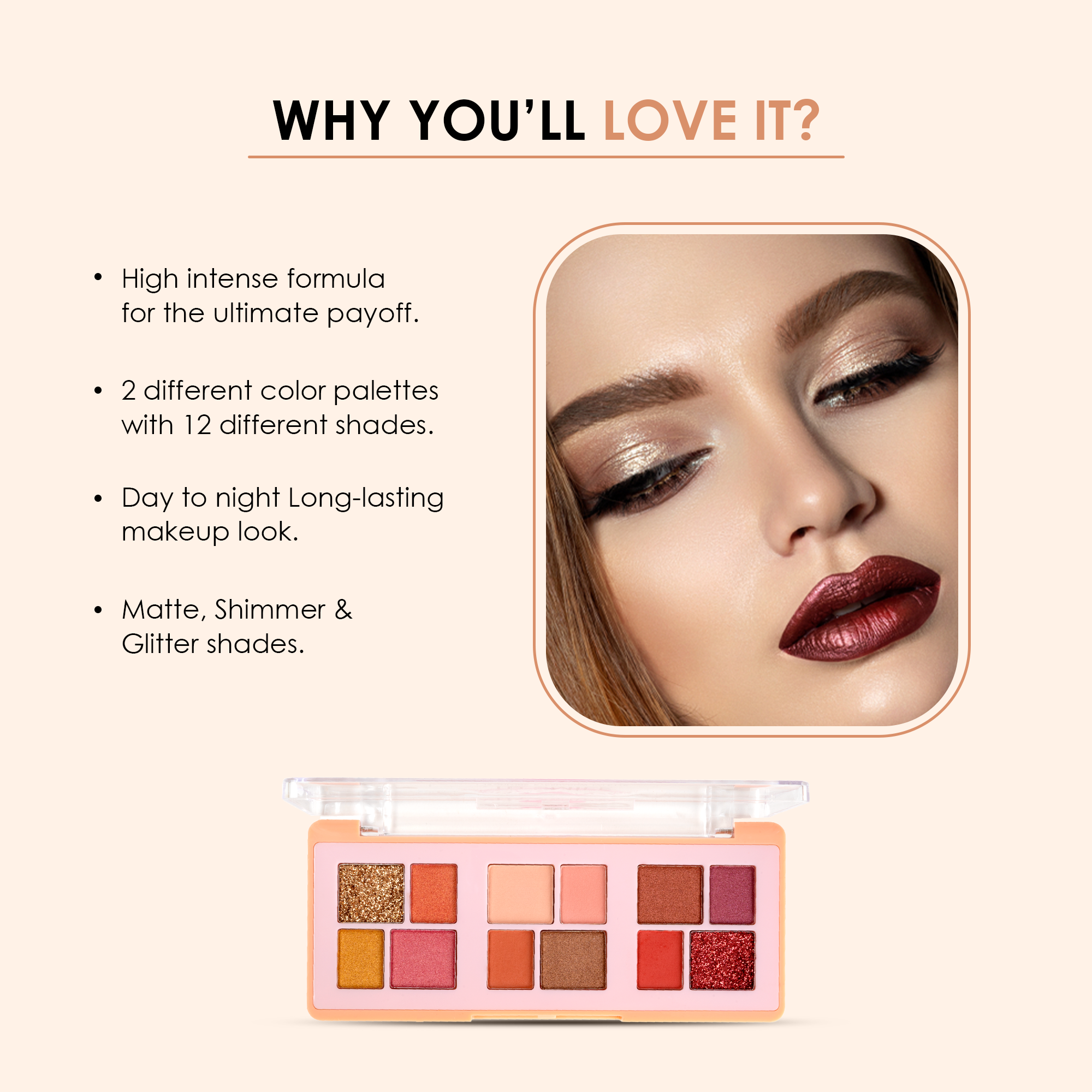 Shryoan Don't Forget To Smile Eyeshadow Palette