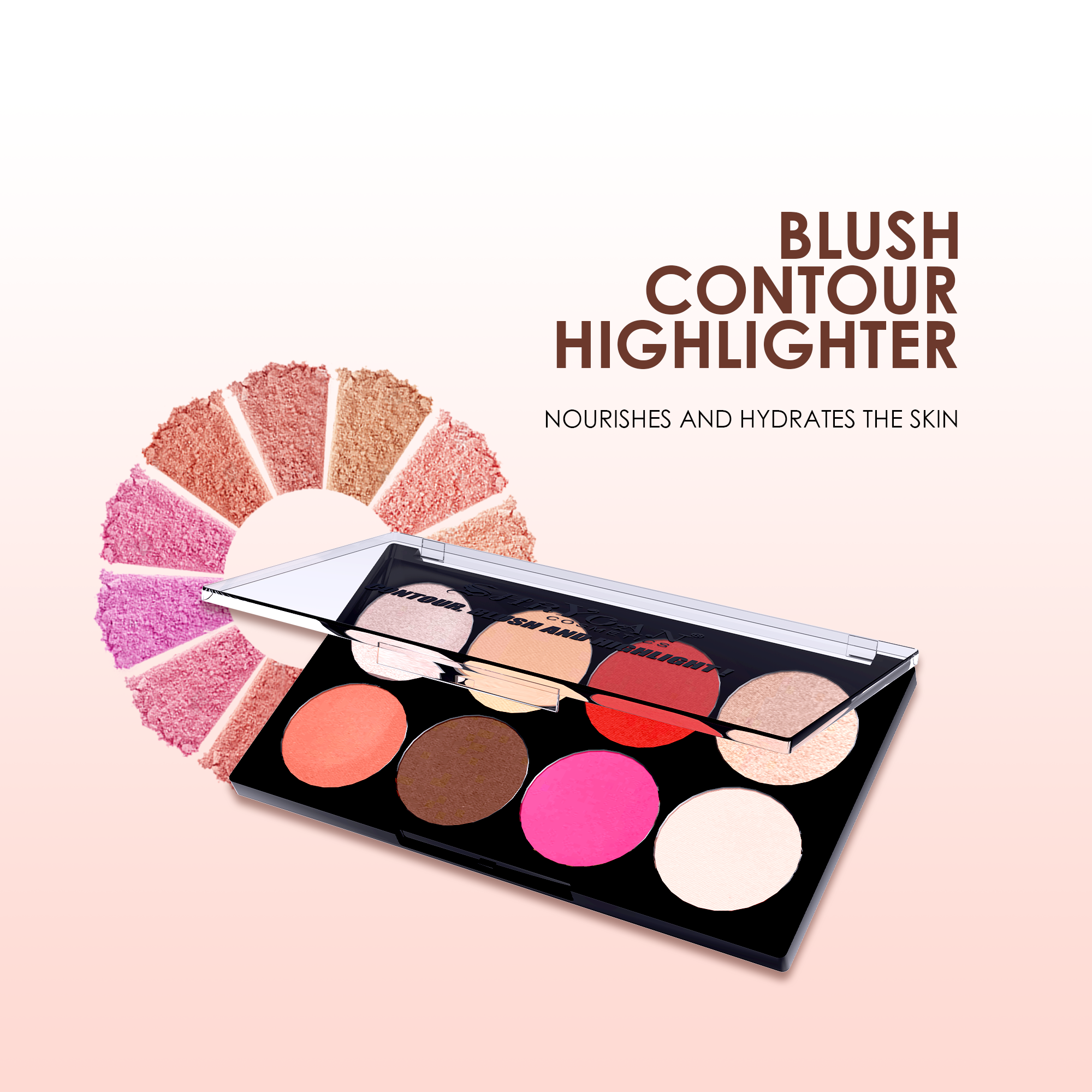 Contour Blush And Highlighter
