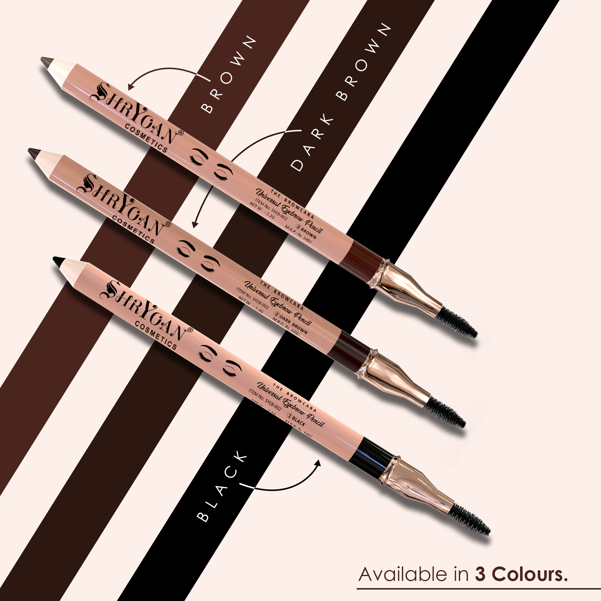 Shryoan The Browcara Universal Eyebrow Pencil