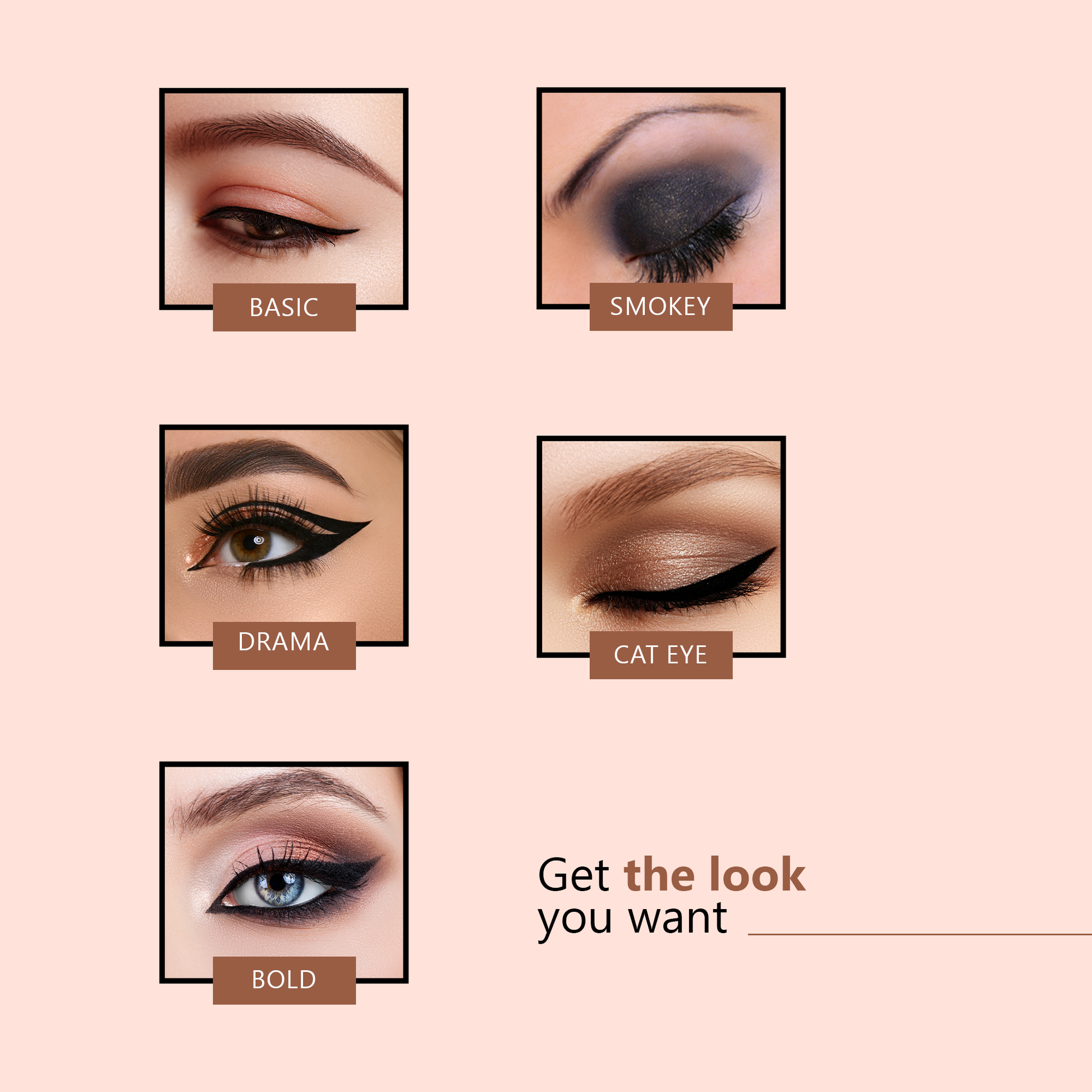Gel Eyeliner 2x colour