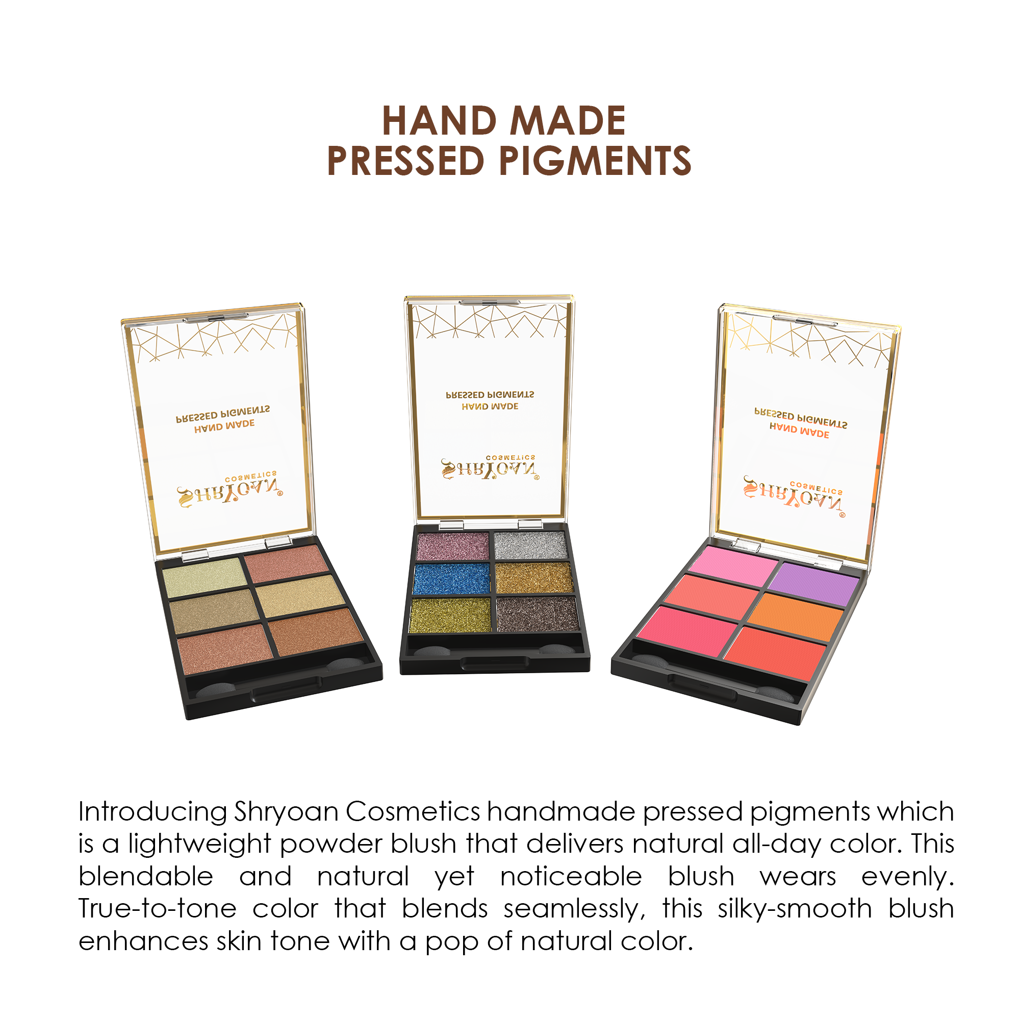 Shryoan Hand Made Pressed Pigments Contour Palette (C)