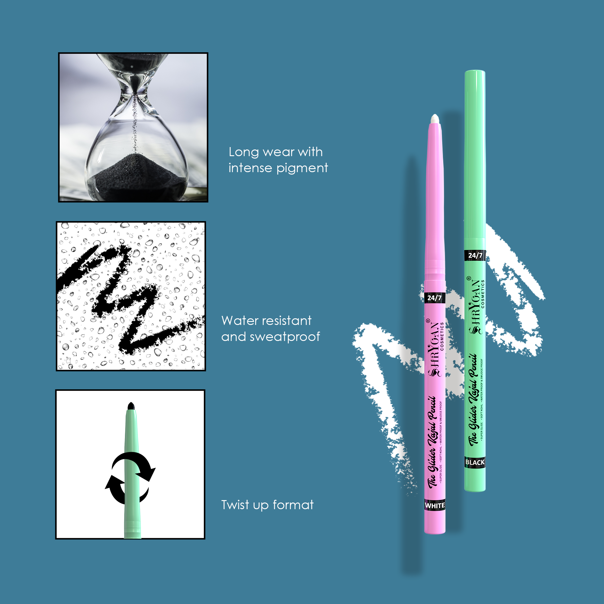 Shryoan The Glider kajal Pencil